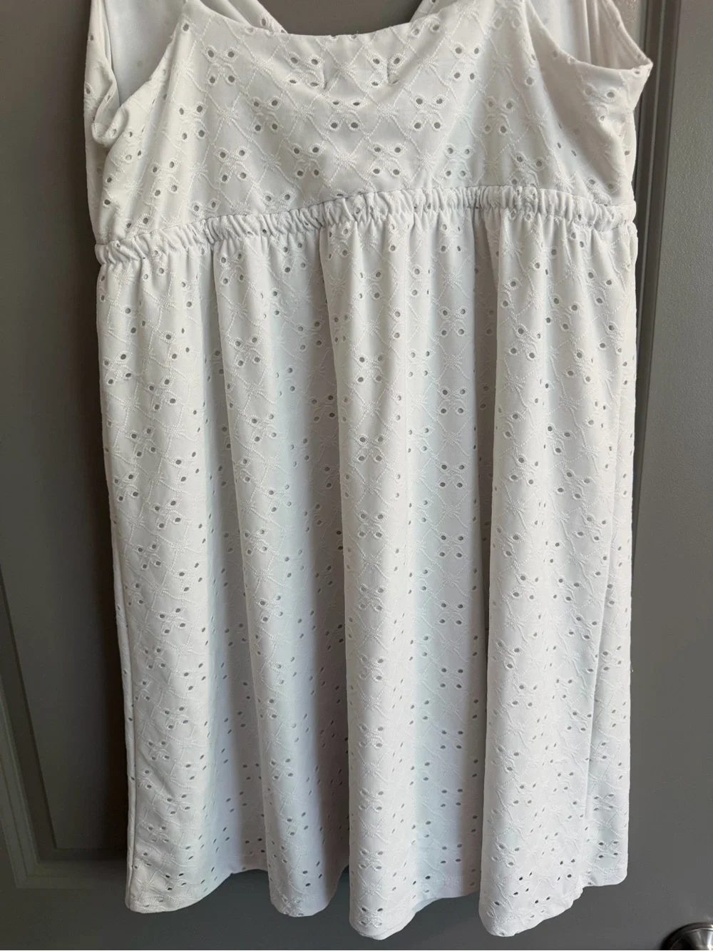 White Eyelet Sun Dress